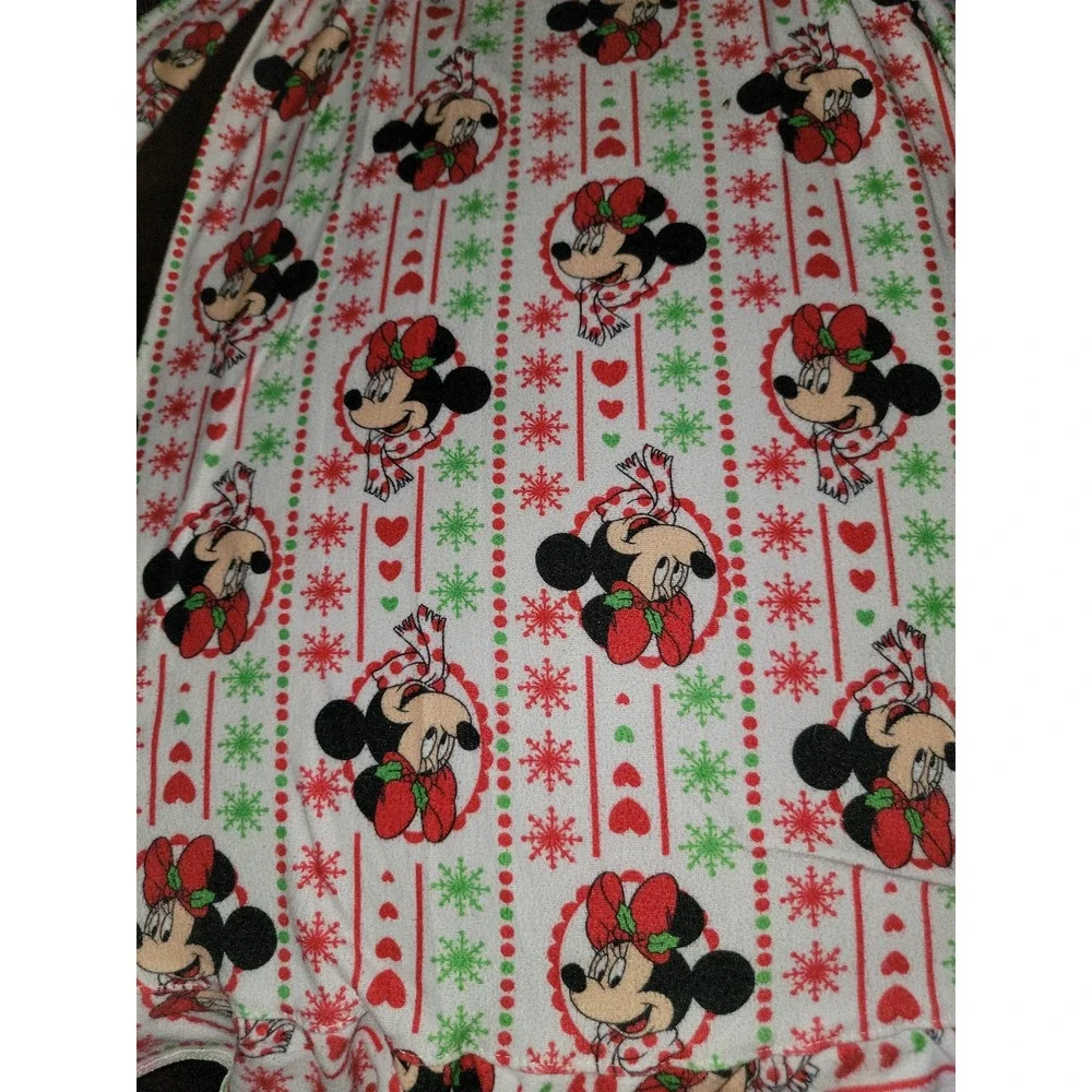 Disney minnie mouse nightgown holiday Christmas pajamas size‎ 4t - Picture 3 of 4